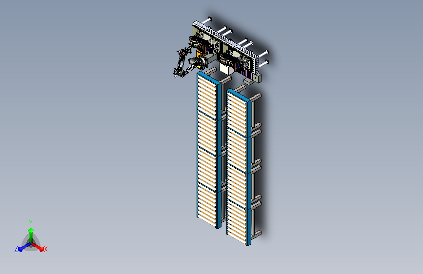 火焰筒搭焊工装平台与焊接机械手组合