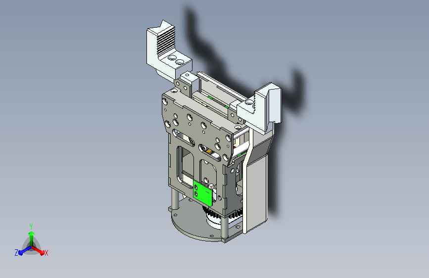 机器人夹爪三维模型