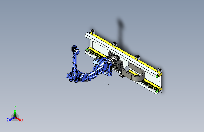 机器人行走轴总装图