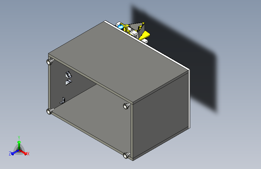 机械加工车间履带式打磨机三维设计