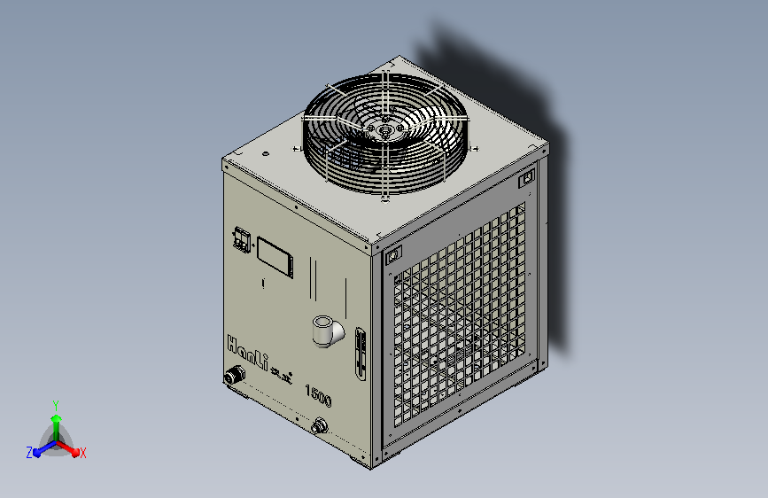 激光冷水机模型
