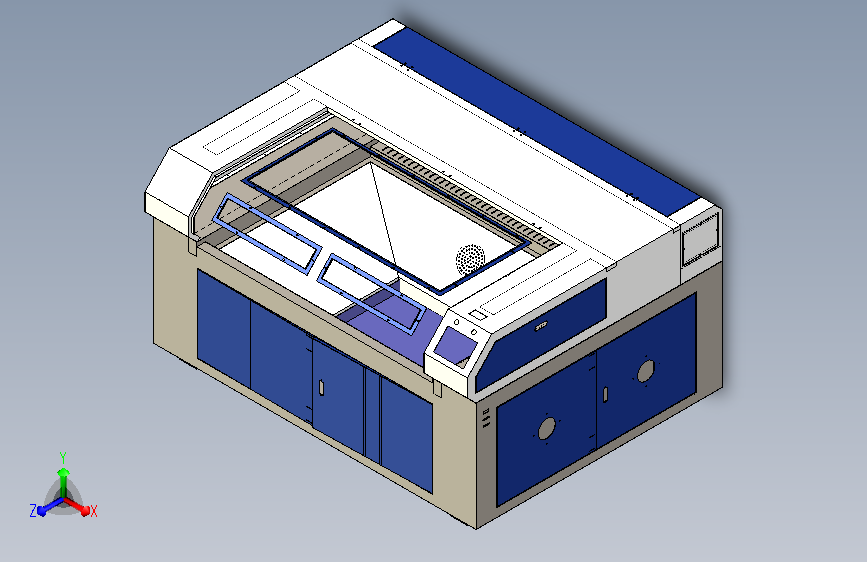 激光切割机外壳
