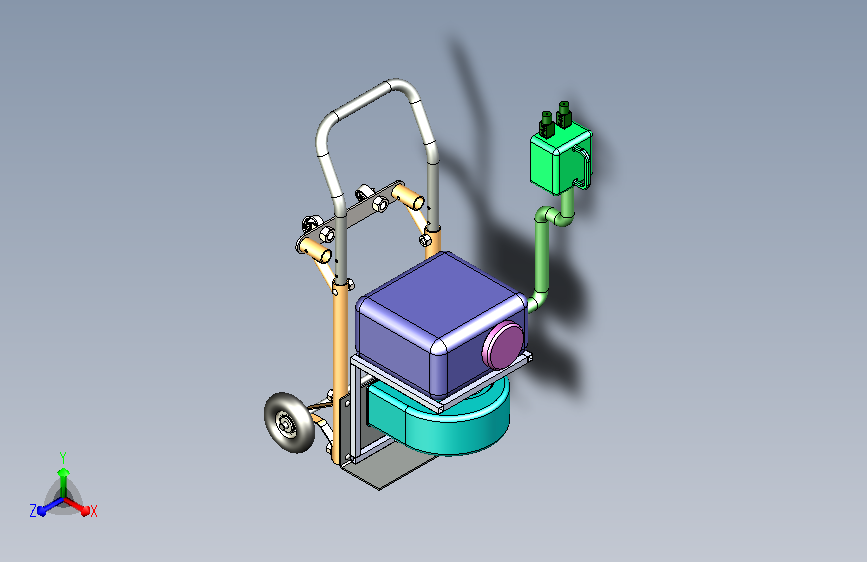 金银花采摘机3D模型