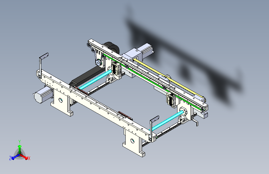 可调宽度皮带线