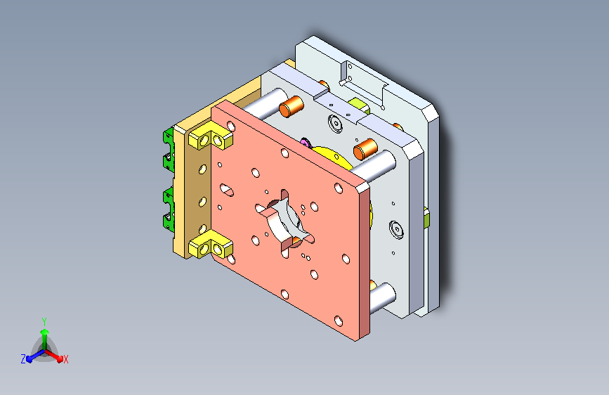 可调取放O圈机构