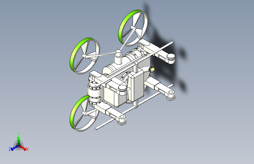 空中消毒飞行机器人