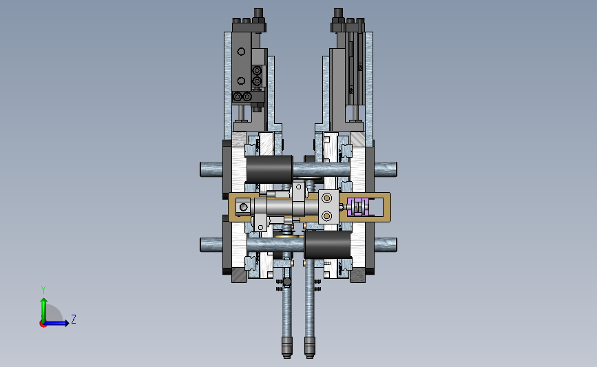 2月-双向变距机构sw18可编辑_SOLIDWORKS 2018_模型图纸下载 – 懒石网