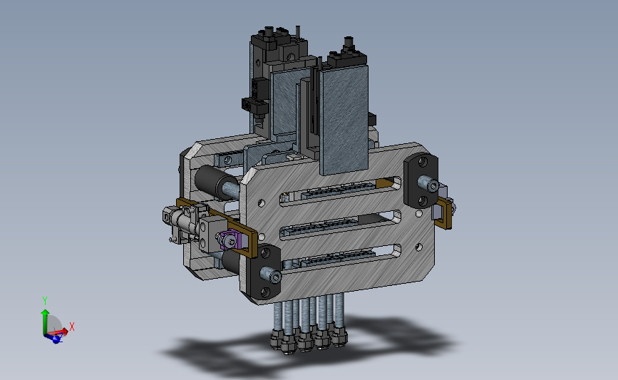 2月-双向变距机构sw18可编辑_SOLIDWORKS 2018_模型图纸下载 – 懒石网