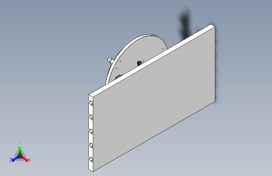利用四轴和侧铣头加工侧面孔工装