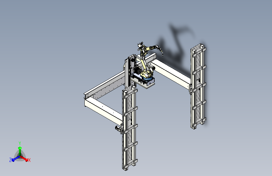 龙门桁架式焊接机械手机构