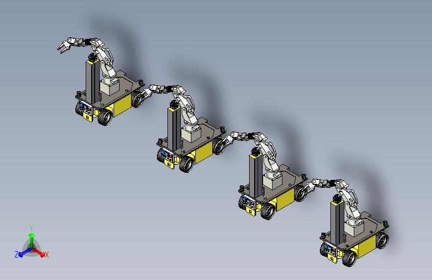 轮式移动抓取机器人