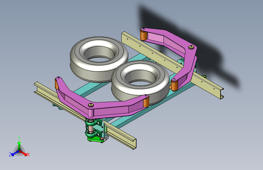 轮胎对中单放器