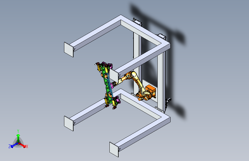 门架式螺栓装配搬运机械手