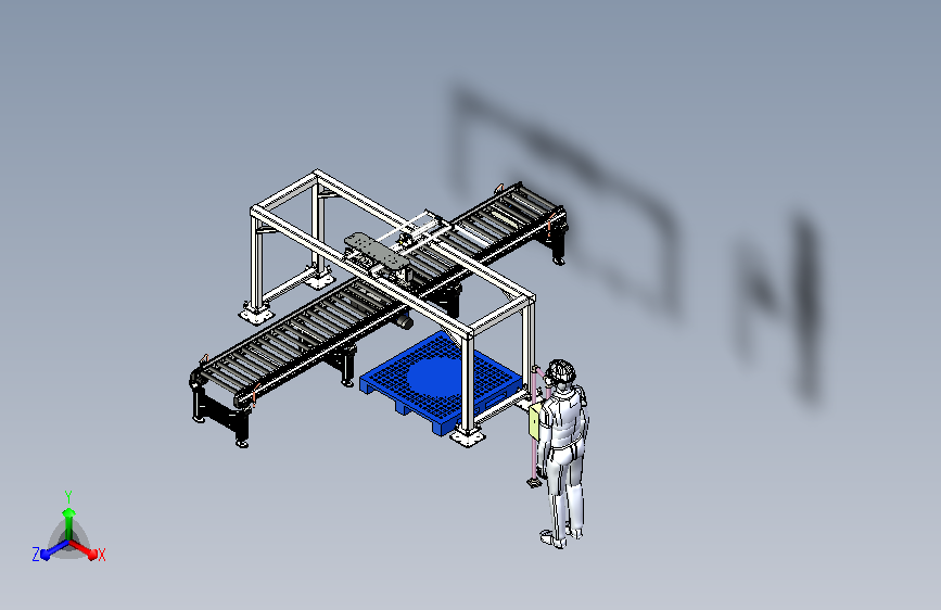 门架式吸盘取料分拣机构