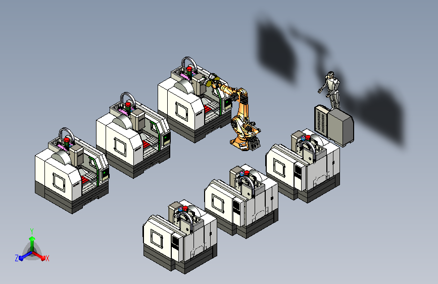 模具自动化加工产线案例