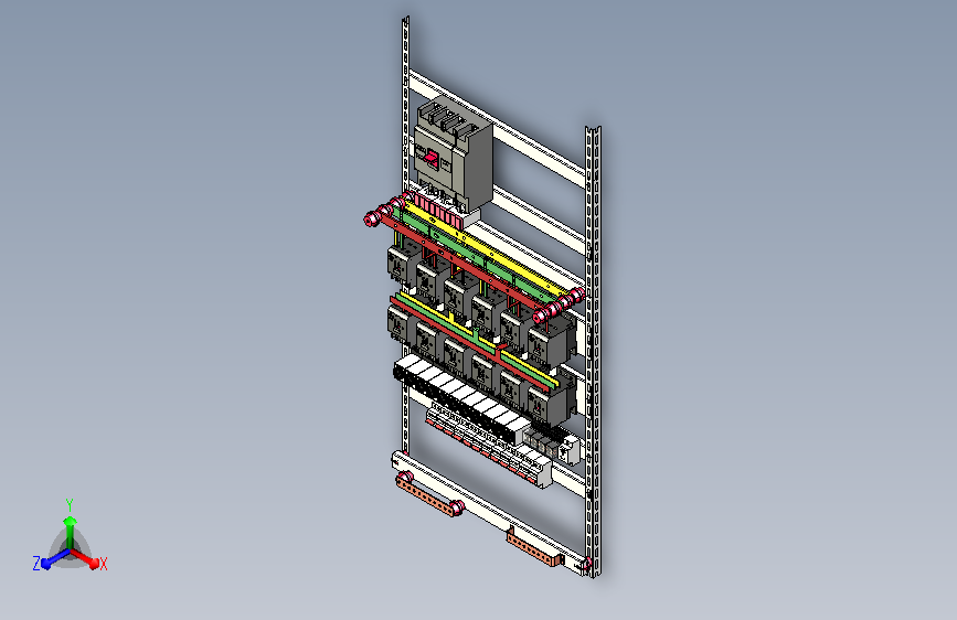 配电柜12支路布局