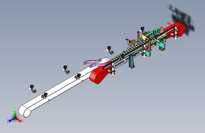瓶子供料输送线体