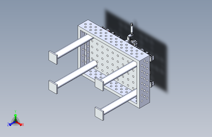 气动焊接柔性工装平台