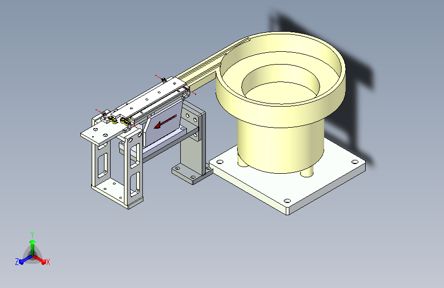 铅帽振动盘上料组件