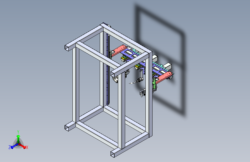 三坐标多功能自动抓取焊接检测机构