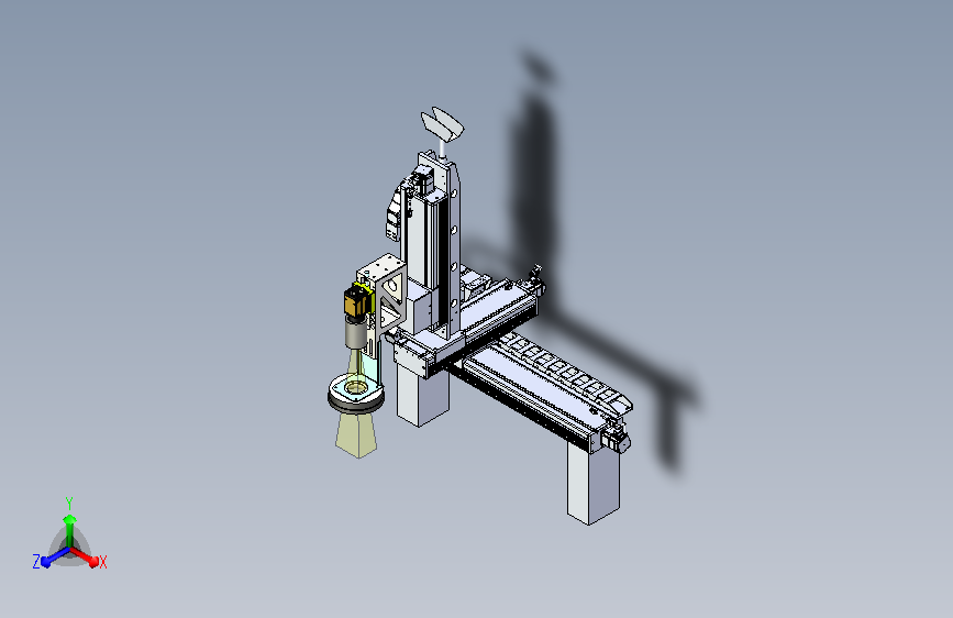 三轴移动视觉扫描检测机构