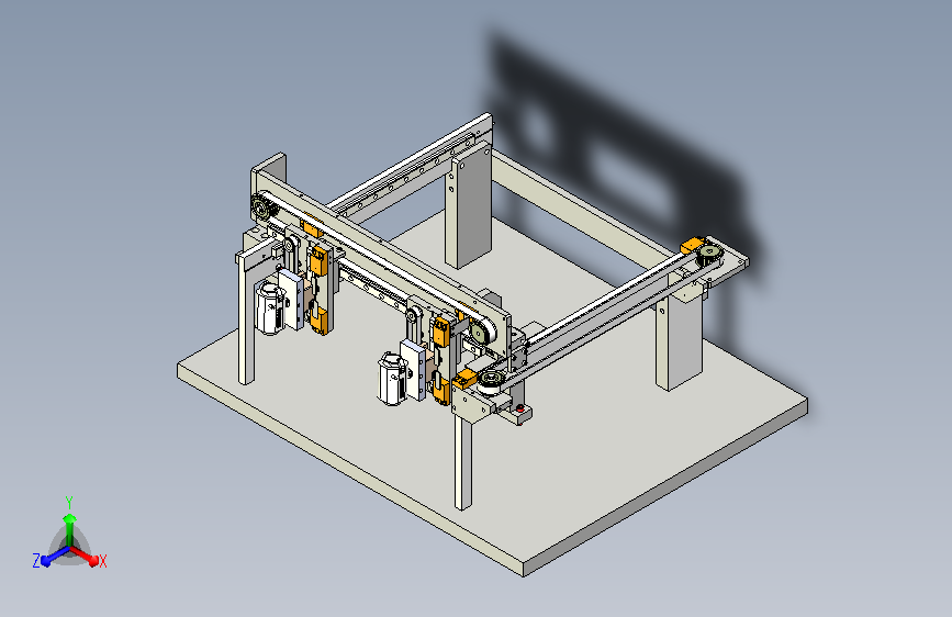 三坐标视觉检测机构