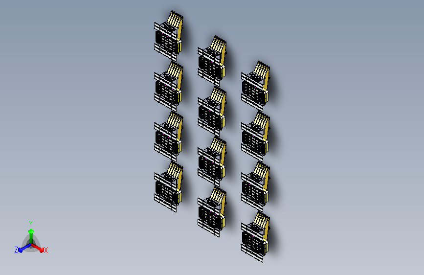 升降机构与运输AGV组合模拟