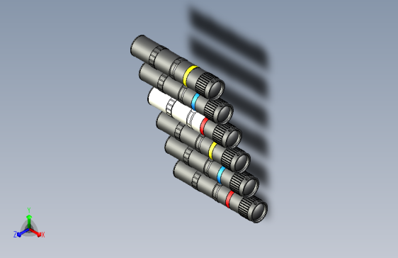 时尚简洁微型强光手电设计