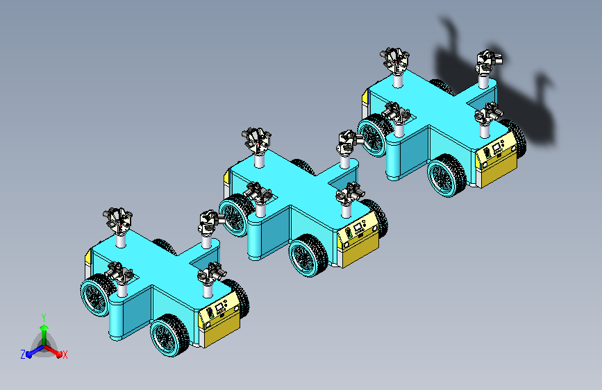 室外地图扫描构建小车模拟
