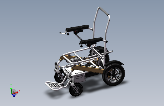 一种电动轮椅结构模型=1737118=300