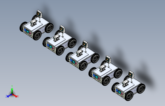 室外视觉巡检移动机器人
