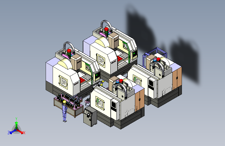 手机壳自动化加工产线