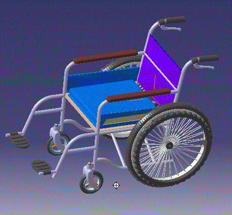 原创老年人轮椅模型=217495=70