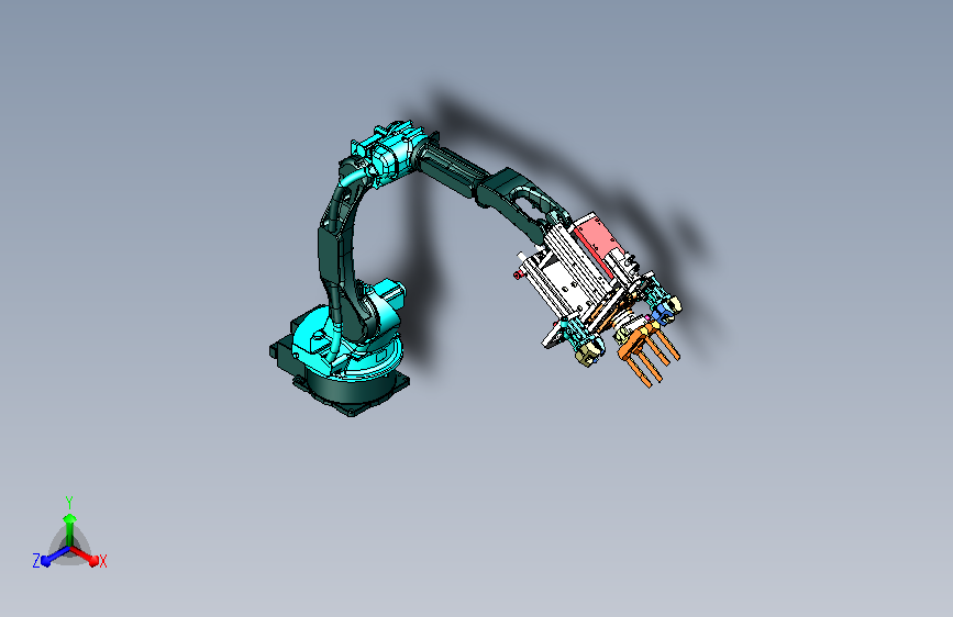 物料的多功能抓取机械手结构