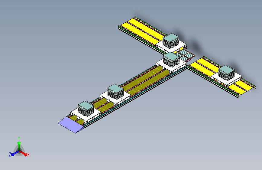 物流自动周转传送线体设计