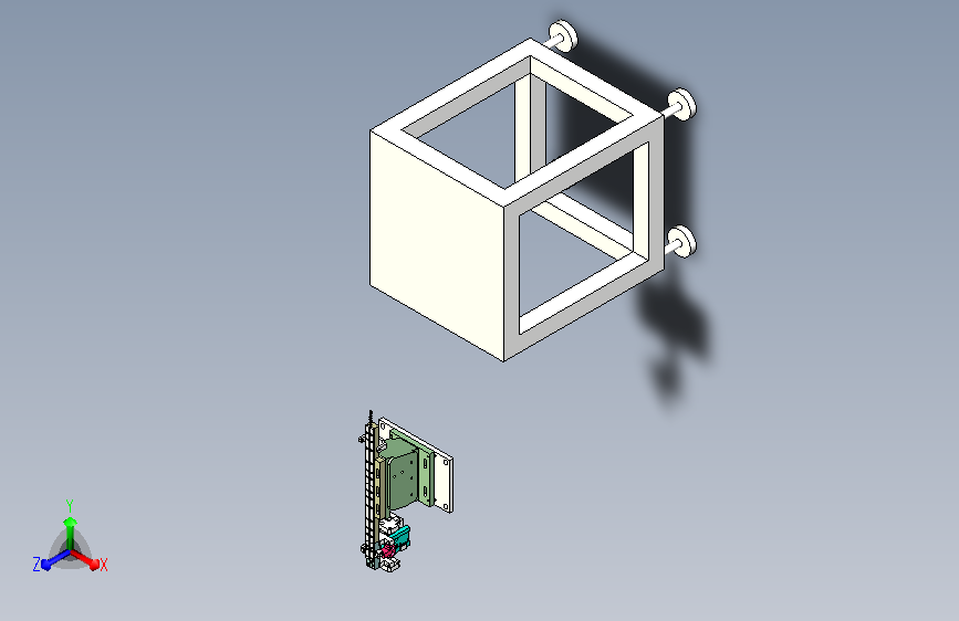 小五金件振动盘供料分料结构图