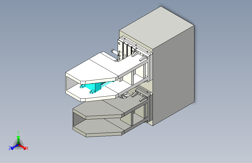小型压字模设备三维设计