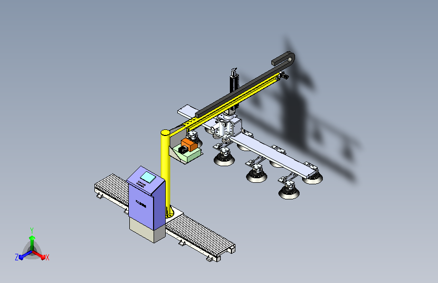 悬臂式木板搬运吸盘机械手