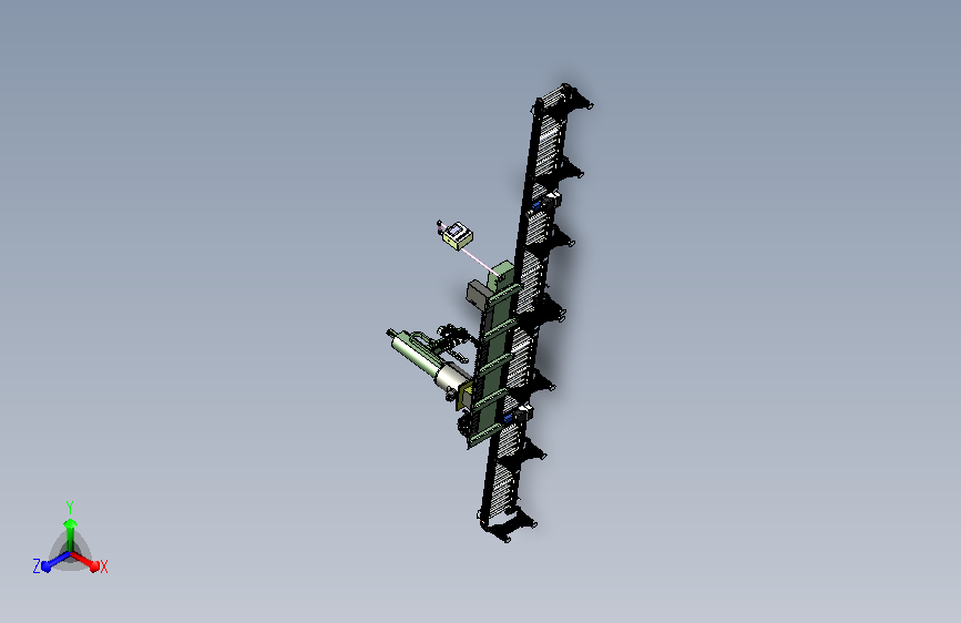 悬臂式型材抓取机械手模型