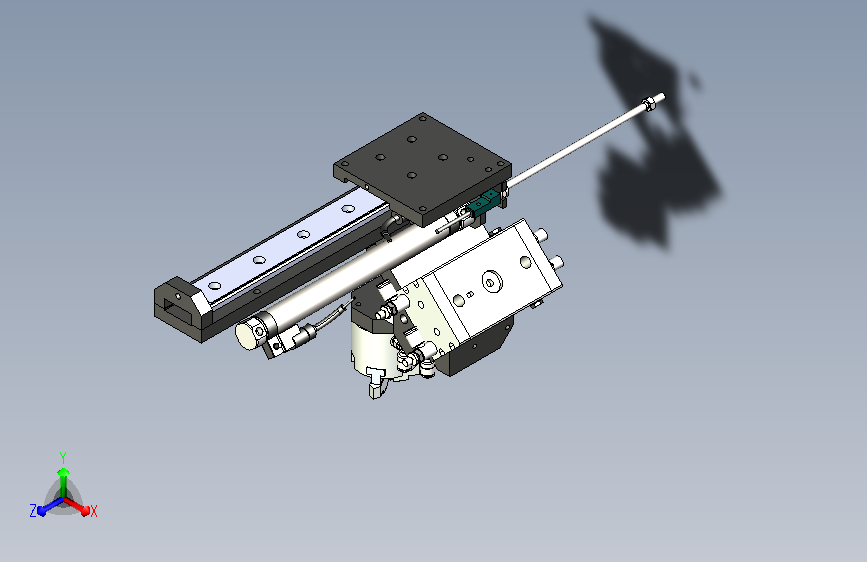 旋转双头取料机构