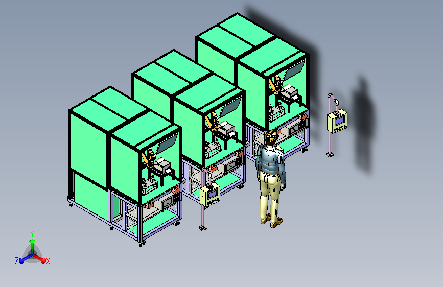 摇杆的机械手自动检测工作台