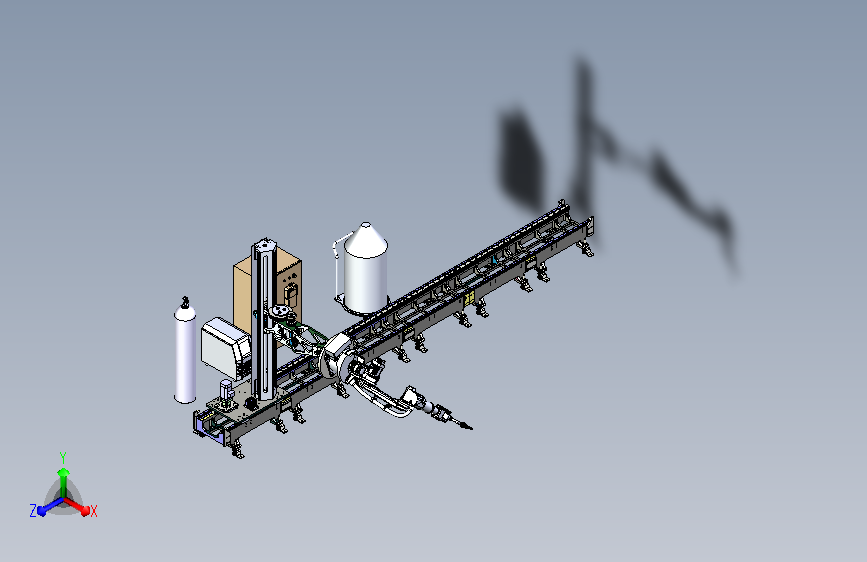 移动式升降焊接机器人模型