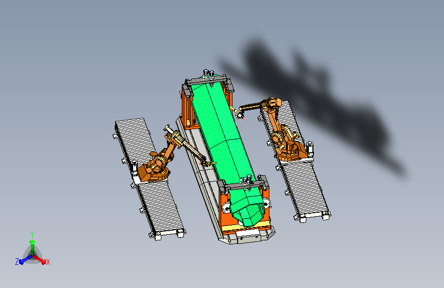异型管材的激光切割机械手作业