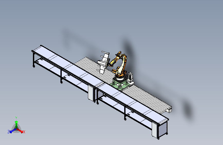 硬纸板的运输与机械手抓取搬运机构