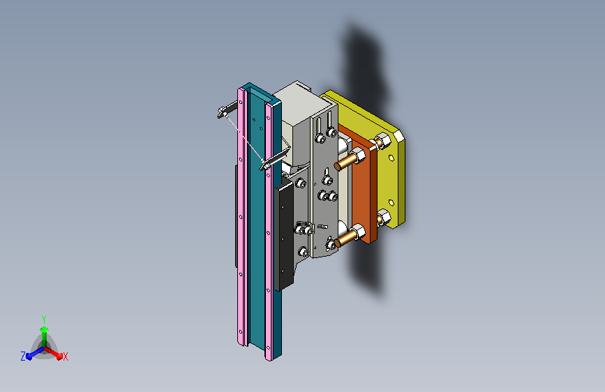 振动盘直振 平震机构3D