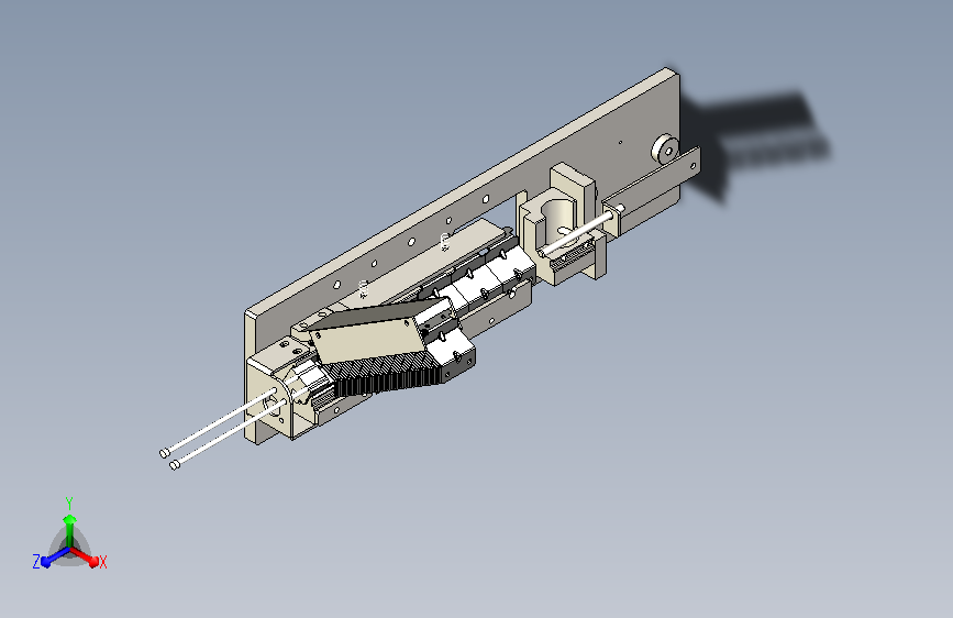 支架自动送料攻牙夹具