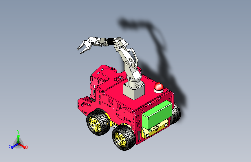 智能作业小车模型
