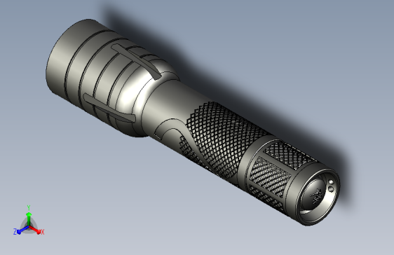中型强光手电设计