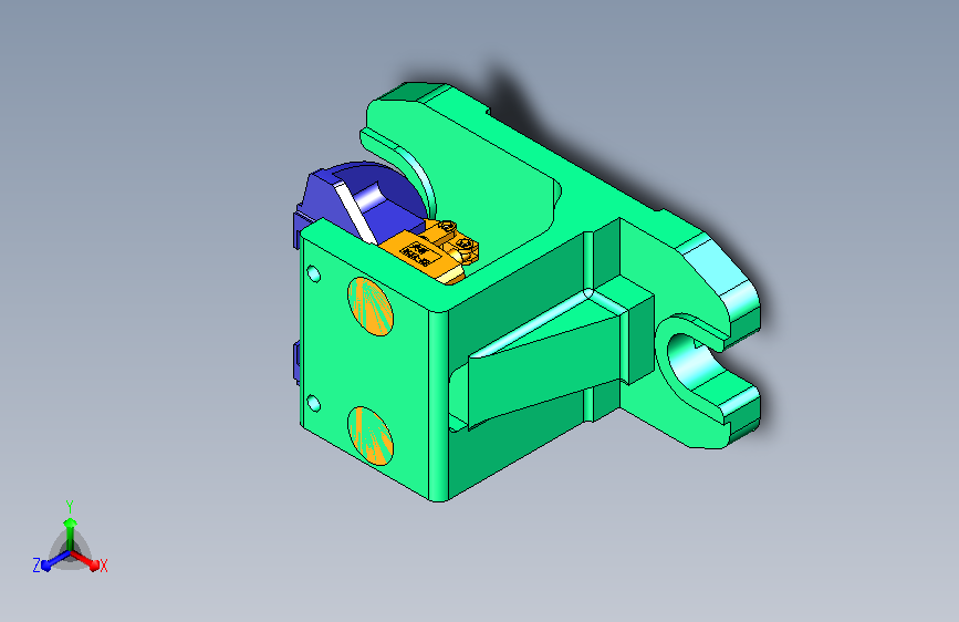 轴承盖钻攻螺纹液压夹具