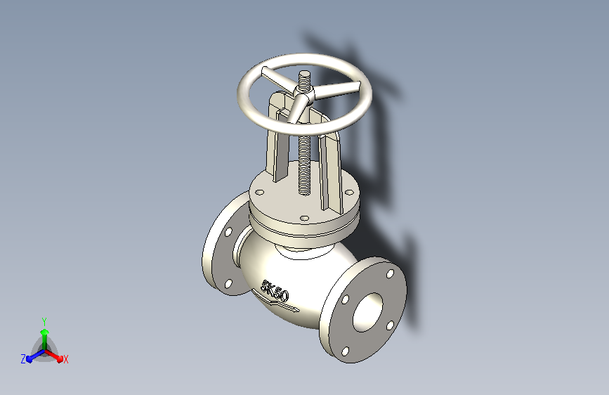 铸铁 铸钢截止阀 截止止回阀-JIS5K-50